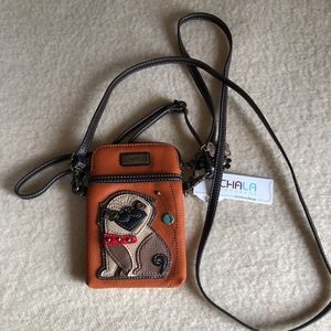 NWT Chala Purse With Pug Dog